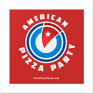 American Pizza Party Posters and Art